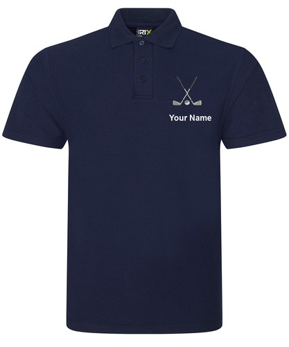 Personalised golf polo shirt - golf,