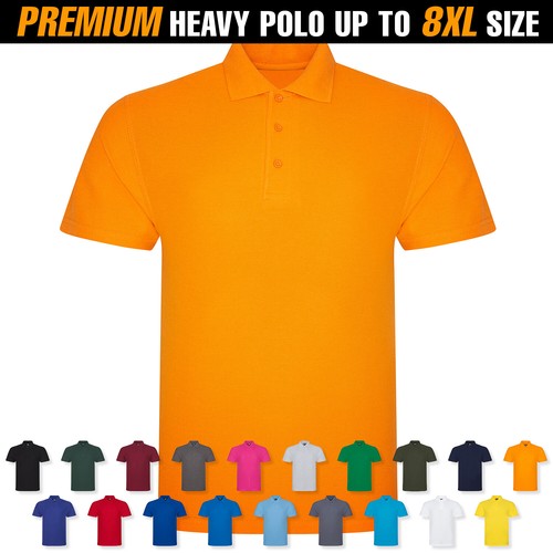 Mens premium heavy polo - mens,