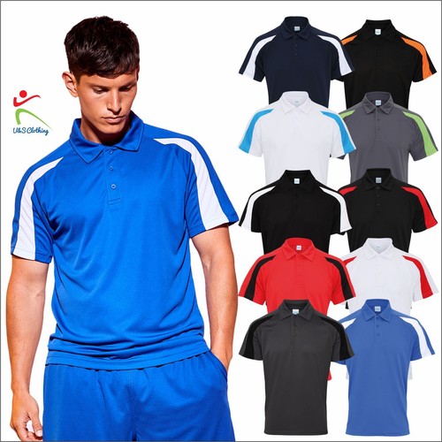 Awdis mens contrast cool polo - awdis,