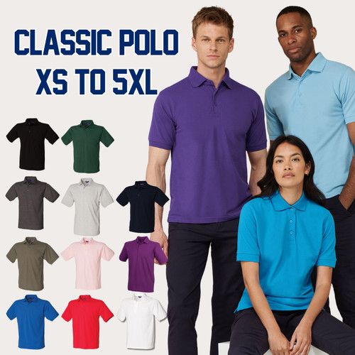 Unisex classic pique polo - classic,