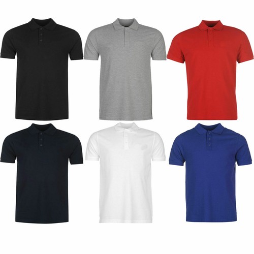 Mens new plain pique polo - plain,