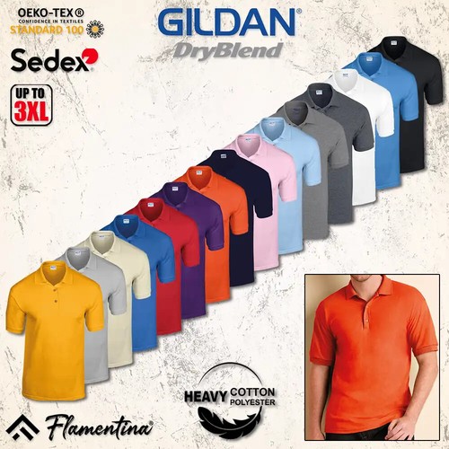 Mens heavy cotton polo shirt - cotton,