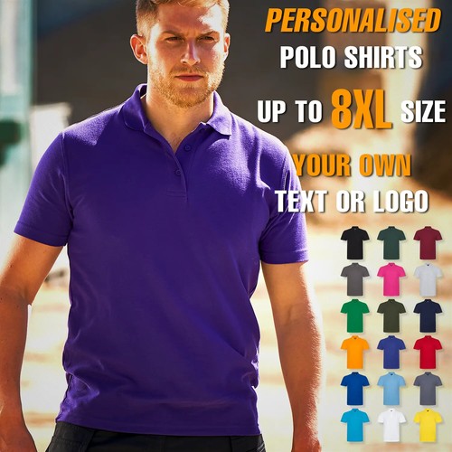 Personalised mens work - work, polo